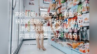 高价自购，学生控、臀控、丝袜控的摄影大师【rosi】私拍，漂亮艺校舞蹈生透明丝袜内内露毛骆驼趾一字马 (15)