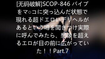 [无码破解]SCOP-846 バイブをマ○コに突っ込んだ状態で現れる超ドエロいデリヘルがあるという噂を聞きつけ実際に呼んでみたら、想像を超えるエロが目の前に広がっていた！！Part.7