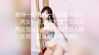 难得一见极品一线天馒头粉穴，两女一男激情大战，双头龙两女互插，穿戴假几把后入搞女同，纹身哥上场干俩女