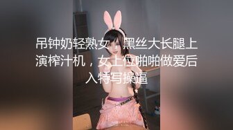 吊钟奶轻熟女，黑丝大长腿上演榨汁机，女上位啪啪做爱后入特写操逼