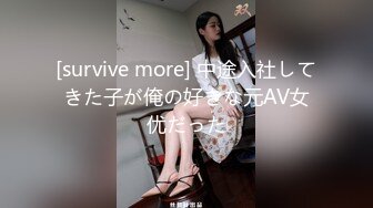 [survive more] 中途入社してきた子が俺の好きな元AV女优だった