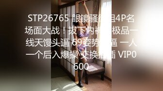 STP26765 眼镜骚御姐4P名场面大战！拔下内裤！极品一线天馒头逼 69姿势舔逼 一人一个后入爆操 交换抽插 VIP0600